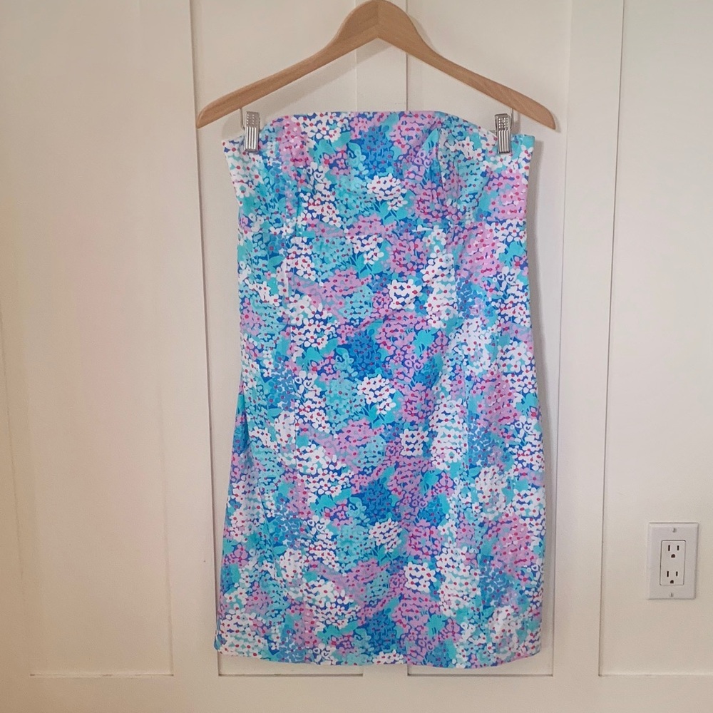 Vintage Lilly Pulitzer strapless dress